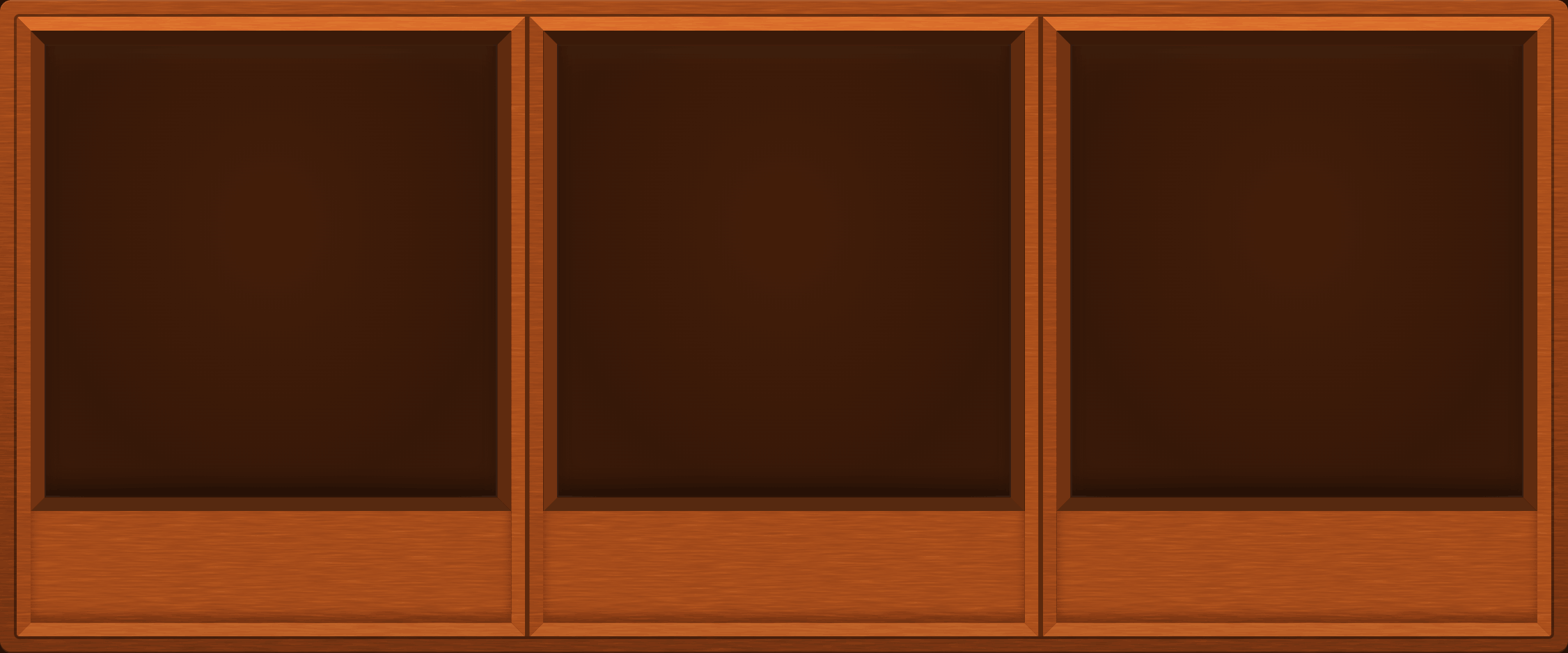 Orange Display Case (1x3)